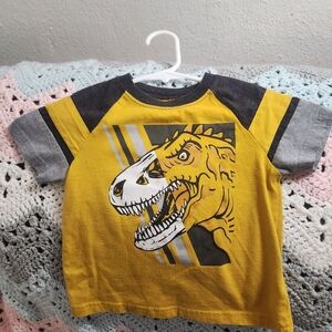 Garanimals Yellow and Gray Dinosaur Tee